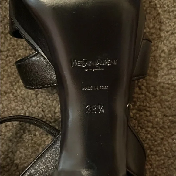 Yves Saint Laurent Black Elegant Heels - Picture 7 of 9
